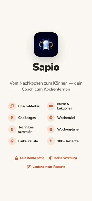 Sapio: Learn to Cook & Recipes screenshot 1