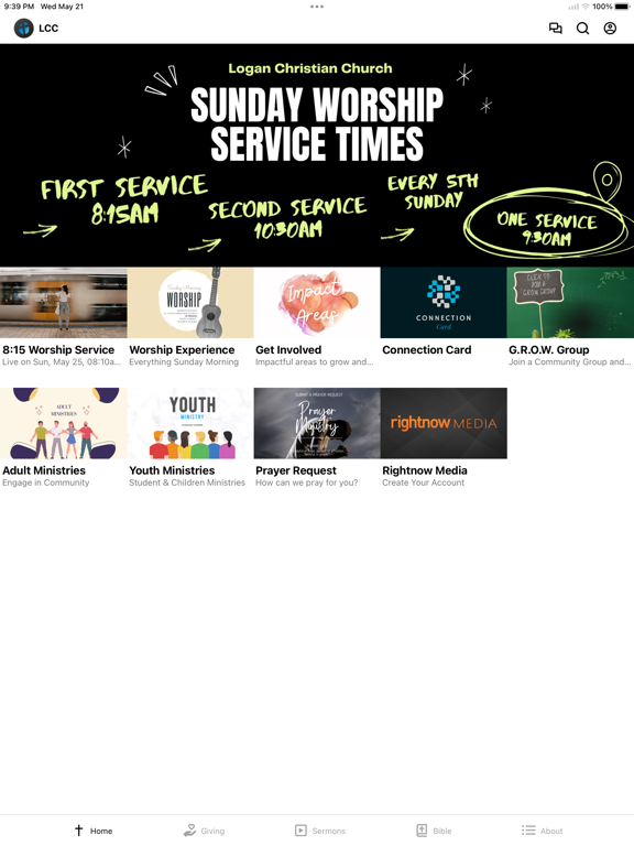 Screenshot #4 pour Logan Christian Church