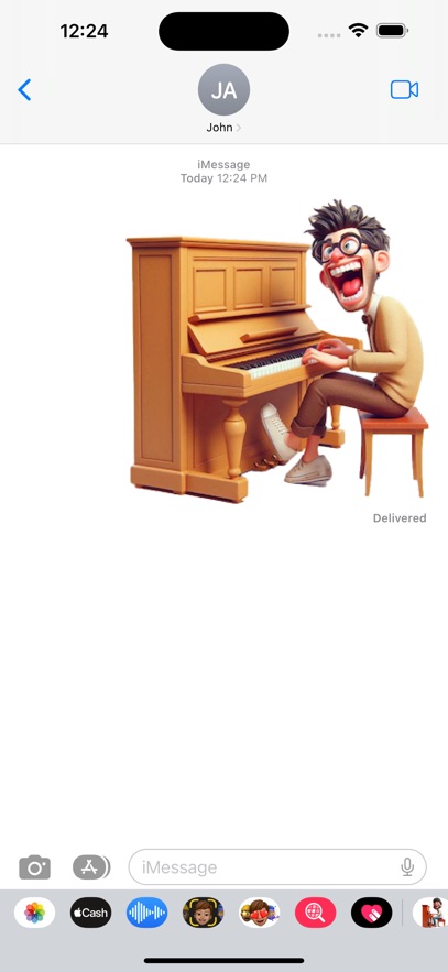 Piano Man Stickers