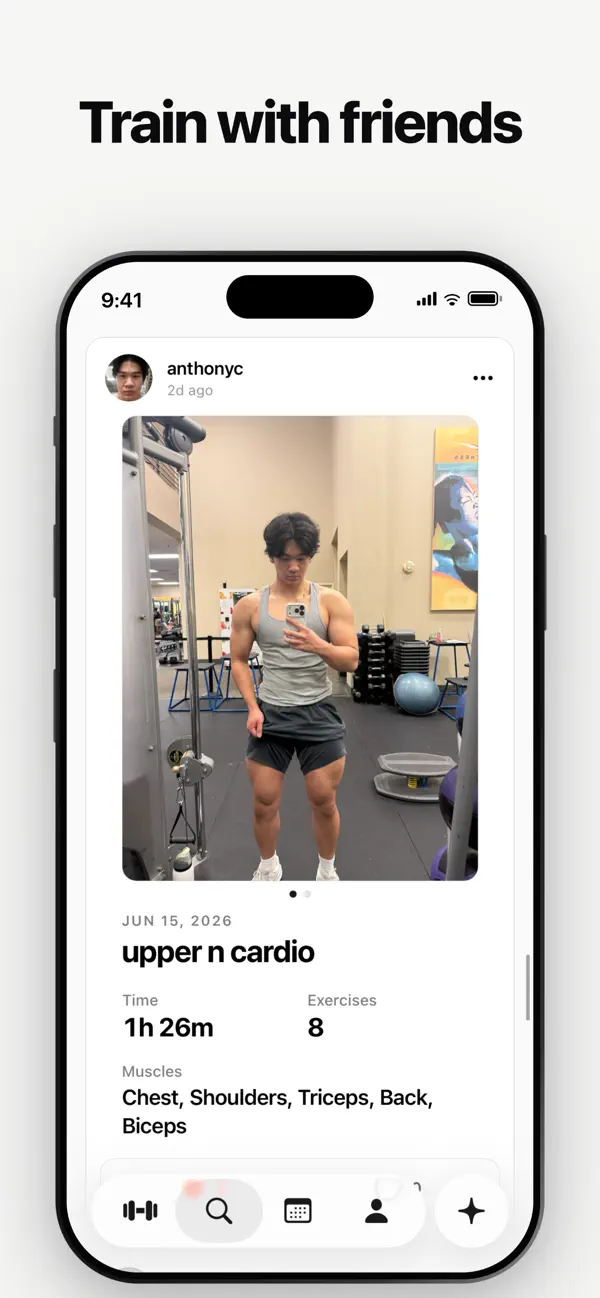 Screenshot #2 pour Gear: Social Fitness Tracker