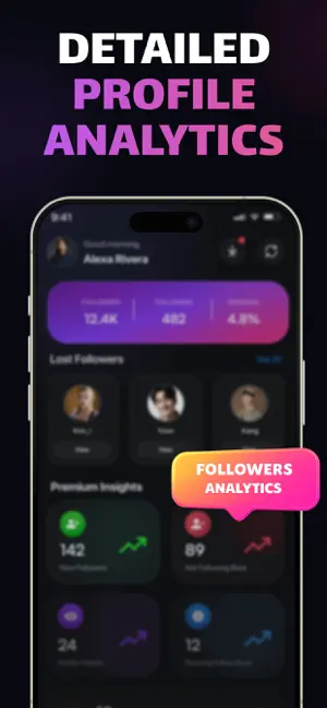 Unfollow Tracker for Instagram iPhone screenshot 2