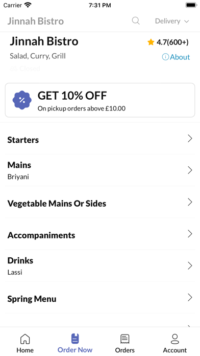 Jinnah Bistro Screenshot