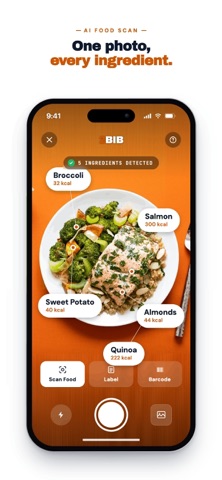 2BIB: AI Nutrition & Calorie screenshot