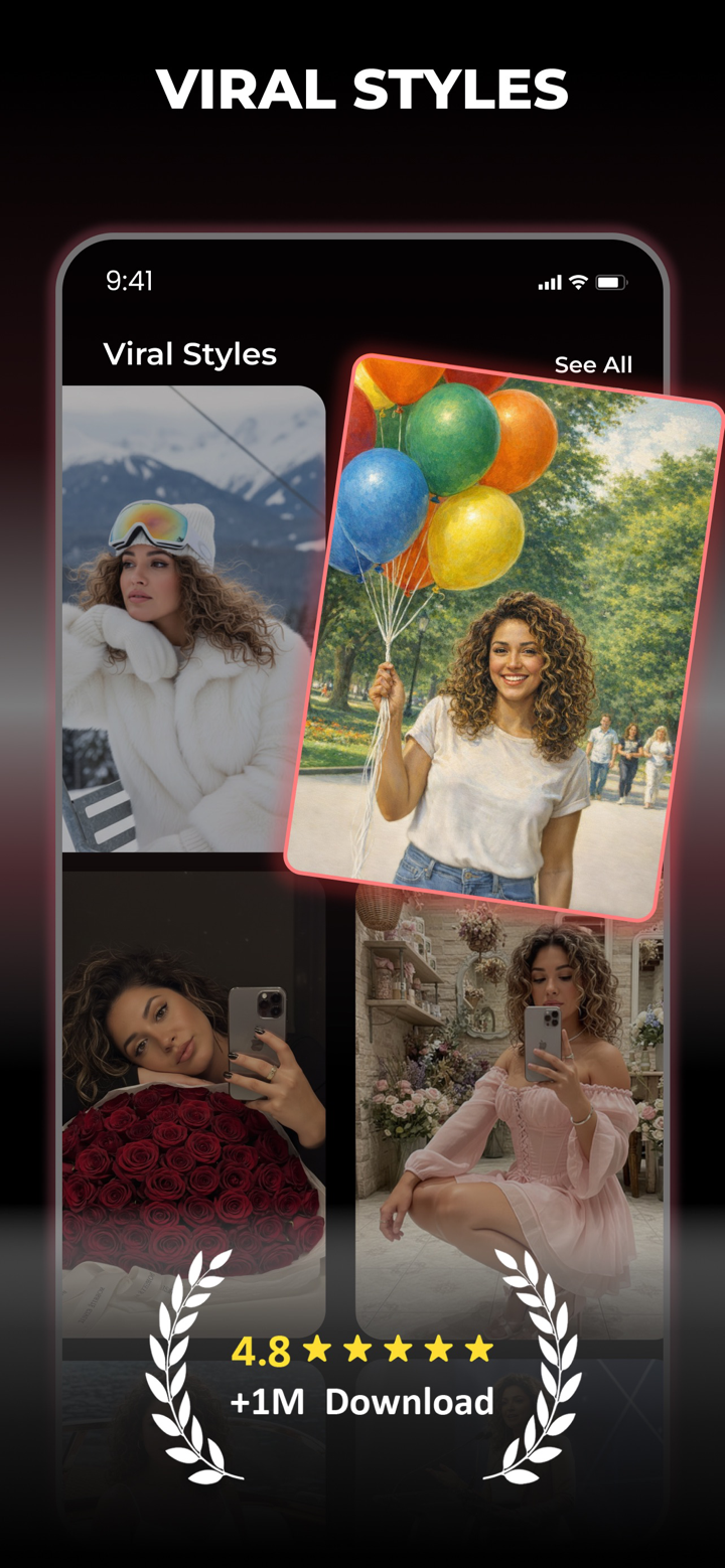 FaceAI - AI Photos & Face Swap screenshot 1