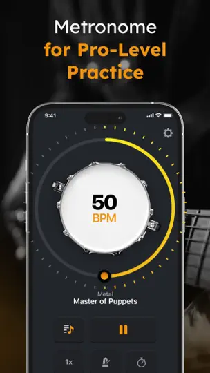 Screenshot von Drum Beats - Metronome auf dem iPhone 5