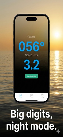 BoatSpeed - Big numbers screenshot