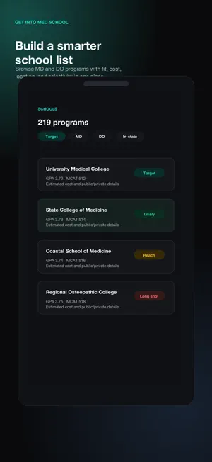 Get Into Med Schools screenshot 2