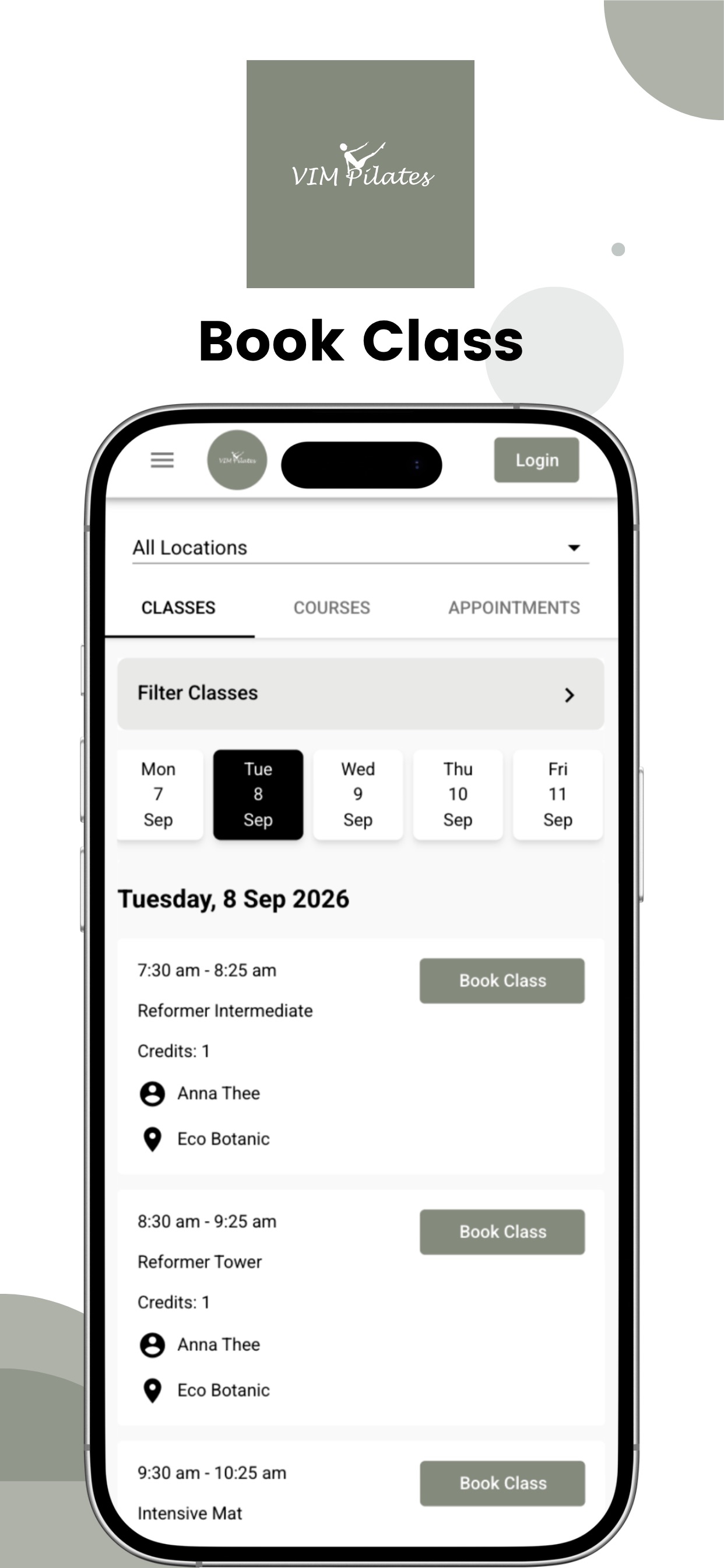 Screenshot 1 of VIM Pilates