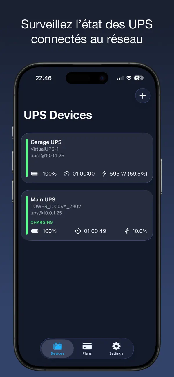 Screenshot #1 pour UPS Power Monitor