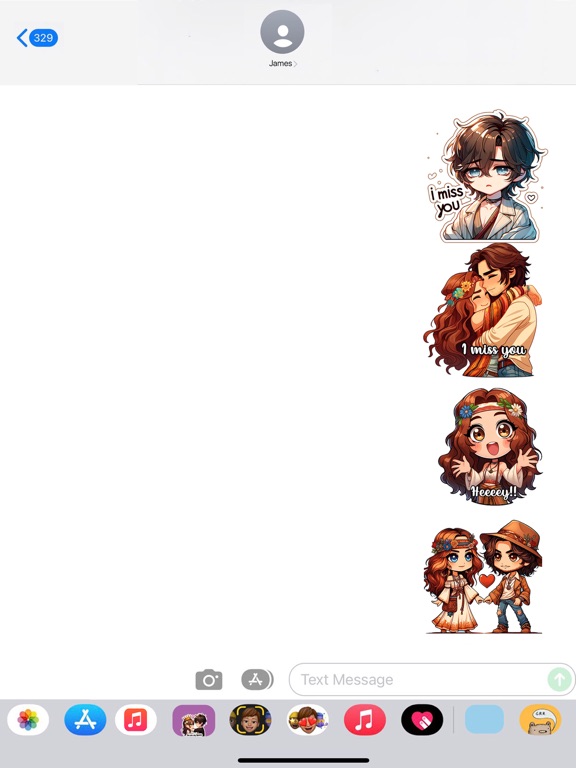 Screenshot #6 pour Mimi and Shea, Love Sticker
