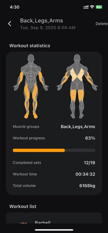 REFINED- Routine for Gym Train Screenshot 10 of 10