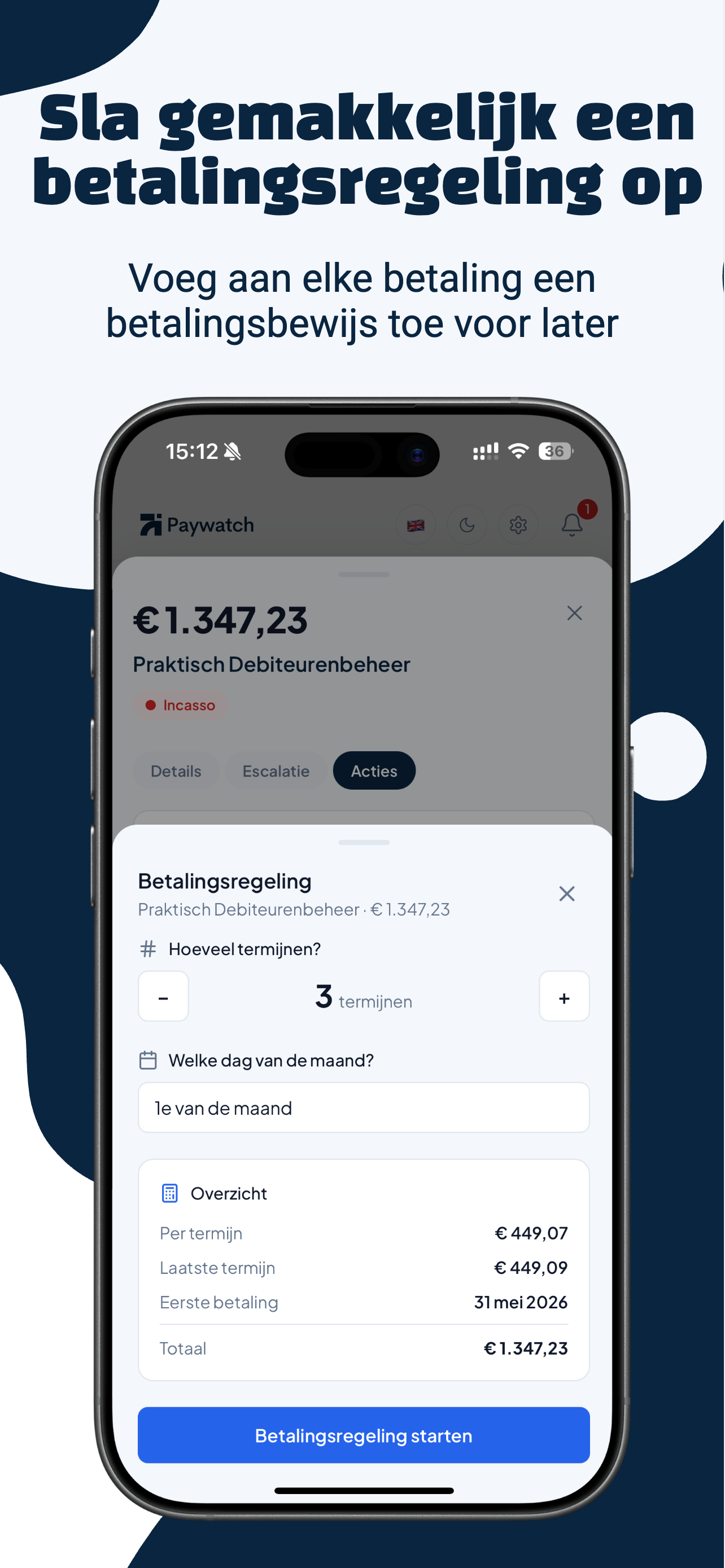 Paywatch: Financieel overzicht