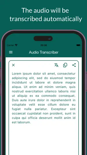 Transcriber: Audio to Text screenshot 2