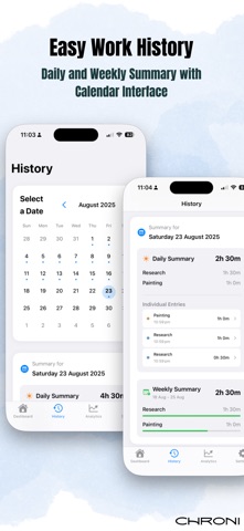 Chroni – Work Hours Tracker Screenshot 3 of 8