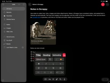 Scrappy — Digitial Scrapbook iPad screenshot