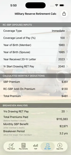 Military Reserve Retirement screenshot 4