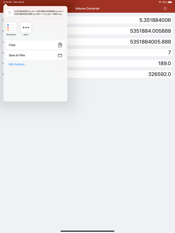 Screenshot #5 pour Volume Converter Yd, Ft, In, M
