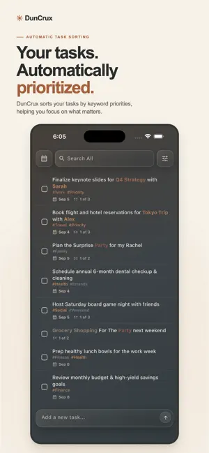 DunCrux: Smart Task Manager screenshot 1