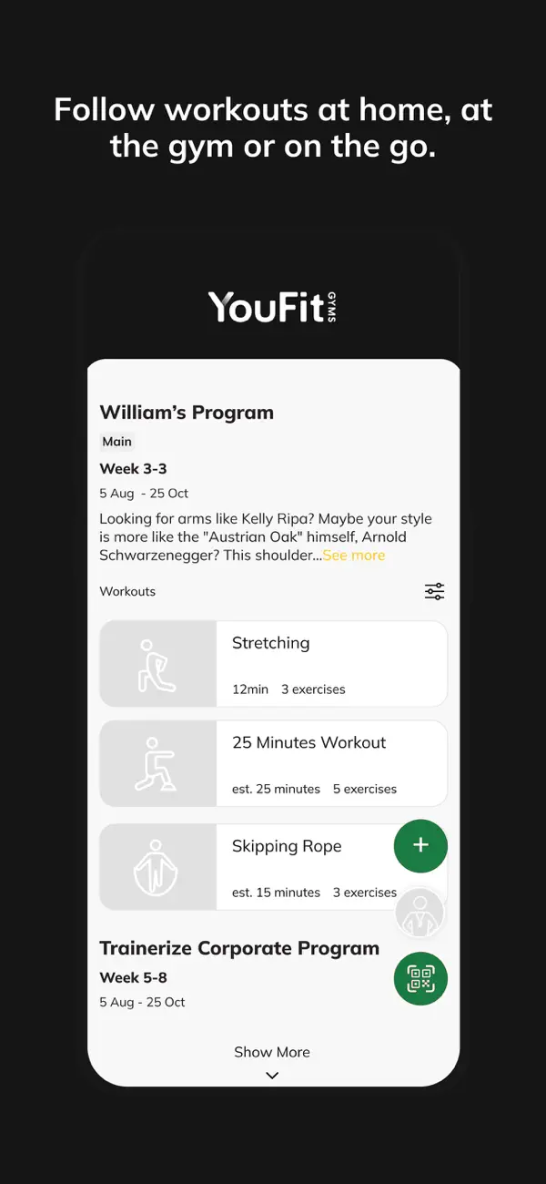 Screenshot #3 pour YouFit Gyms