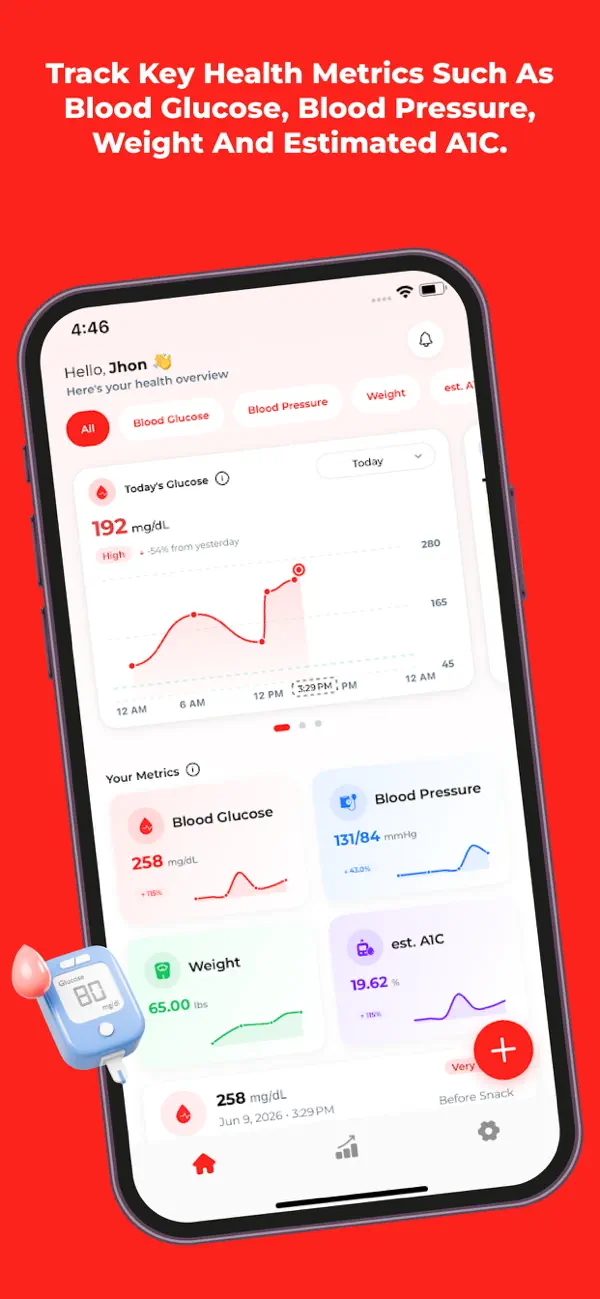 Screenshot #2 pour Blood Sugar Tracker & Logbook