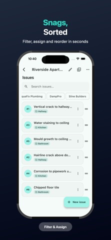 SnagLens AI: Site Audit & Snag iPhone screenshot