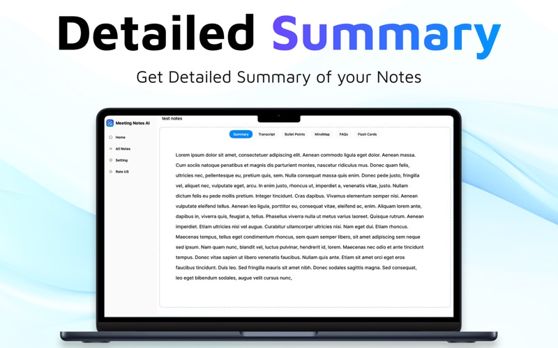 Notebook AI _  AI Note Taker iPhone screenshot