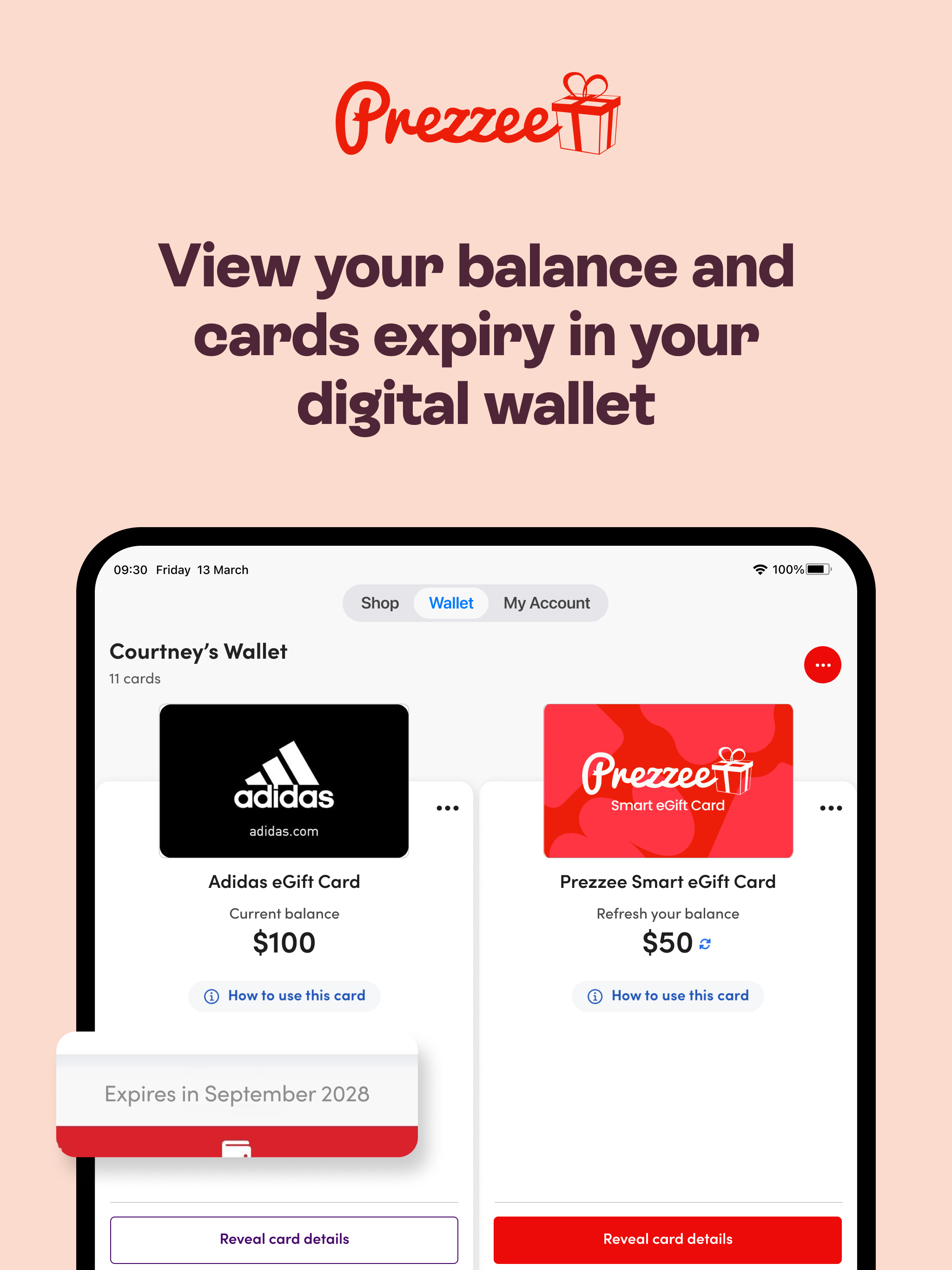 Prezzee eGift cards