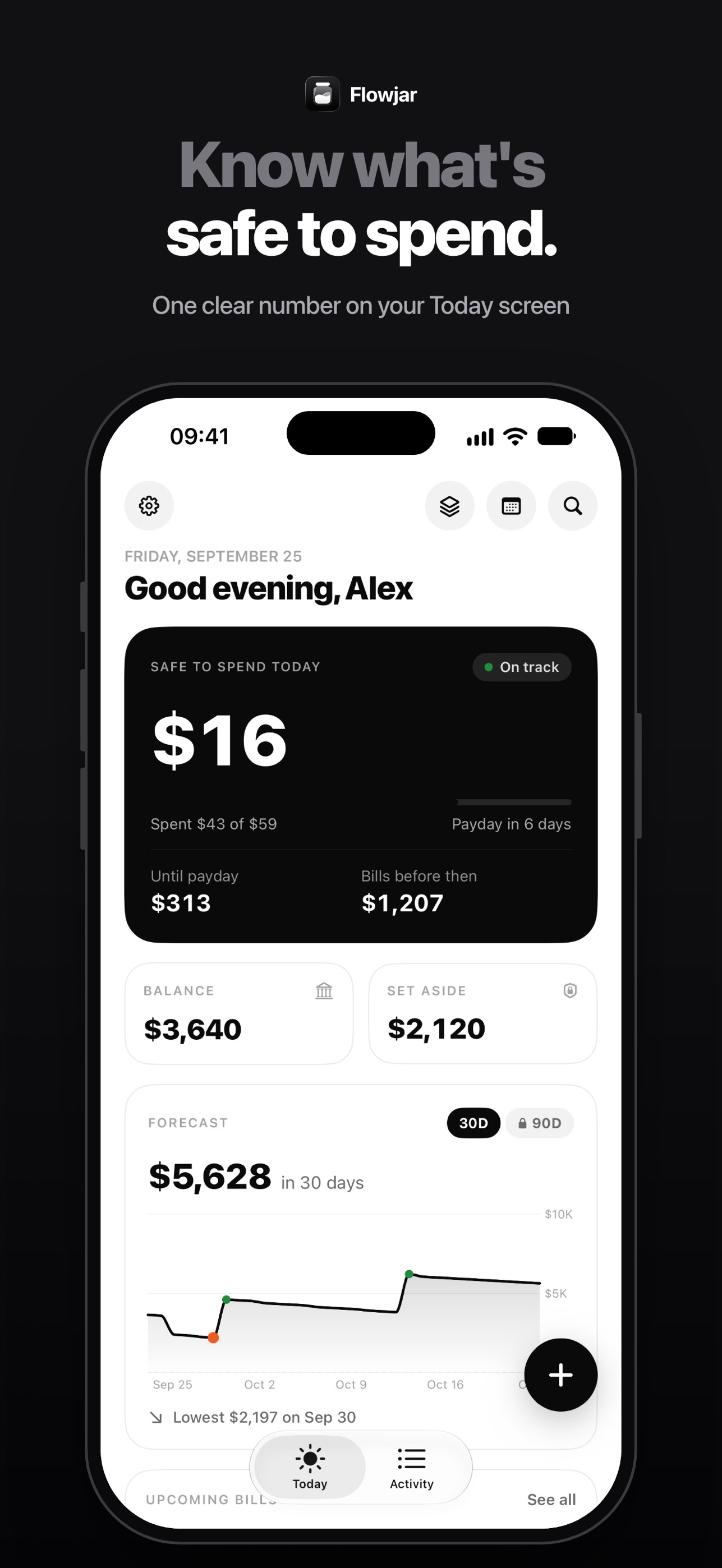Screenshot 1 of Flowjar: Budget Money Manager