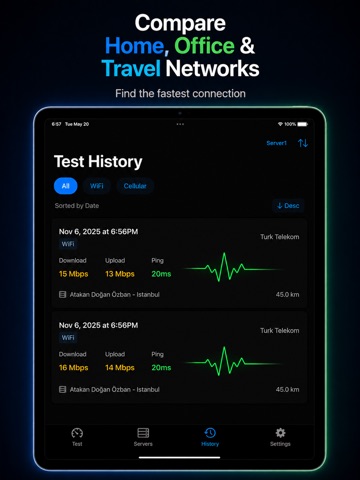 Internet Speed Test & WiFi iPad screenshot