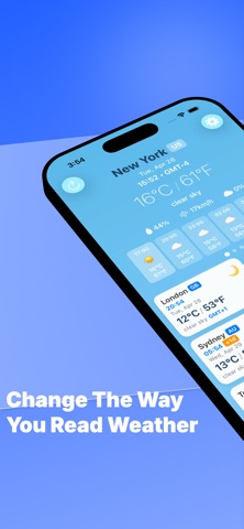 Weather TravelWorld iPhone screenshot