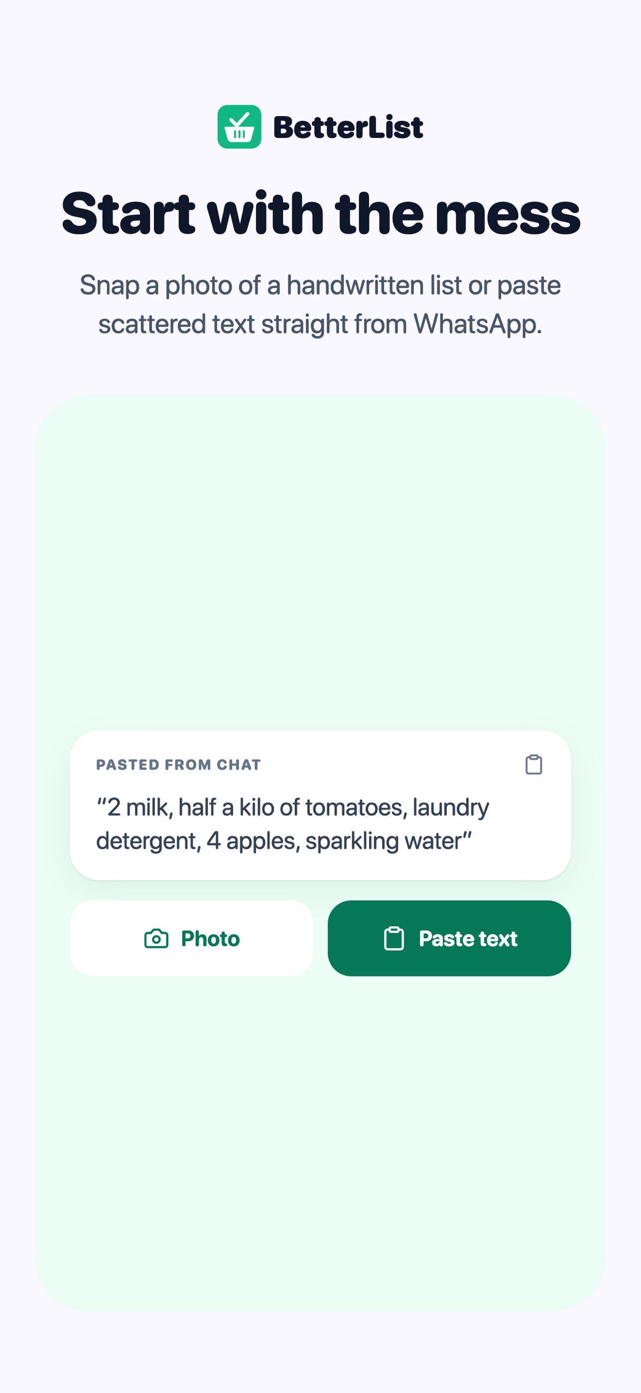 Screenshot 1 of BetterList