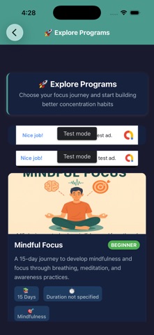 MindSpire Focus screenshot