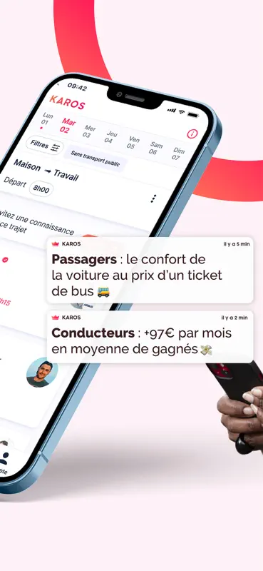Karos - covoiturage quotidien screenshot 2 of 5