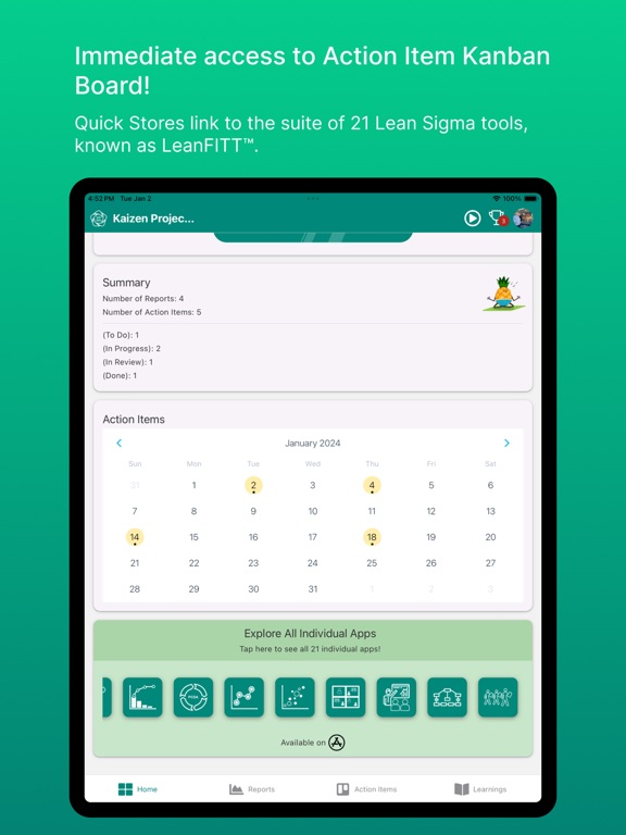 Screenshot #5 pour Lean Kaizen Project Rpt