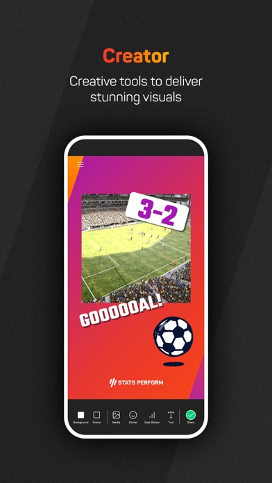 Opta Graphics Mobile Screenshot