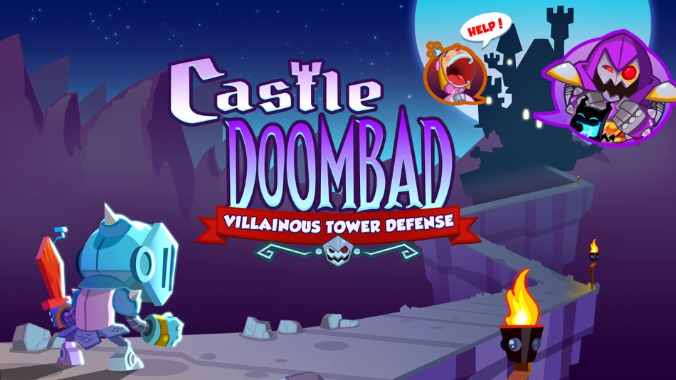 #1. Castle Doombad: Free To Slay (iOS) Oleh: Grumpyface Studios