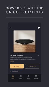 Music | Bowers & Wilkins screenshot