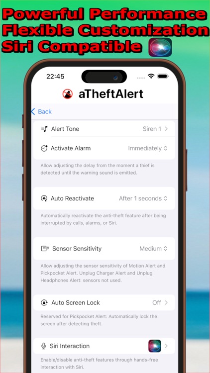 aTheftAlarm - anti Theft Alarm screenshot-3