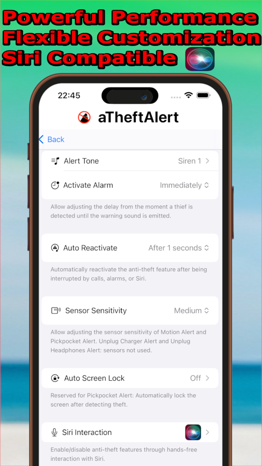 #4. aTheftAlarm - anti Theft Alarm (iOS) 由: Linh Tran