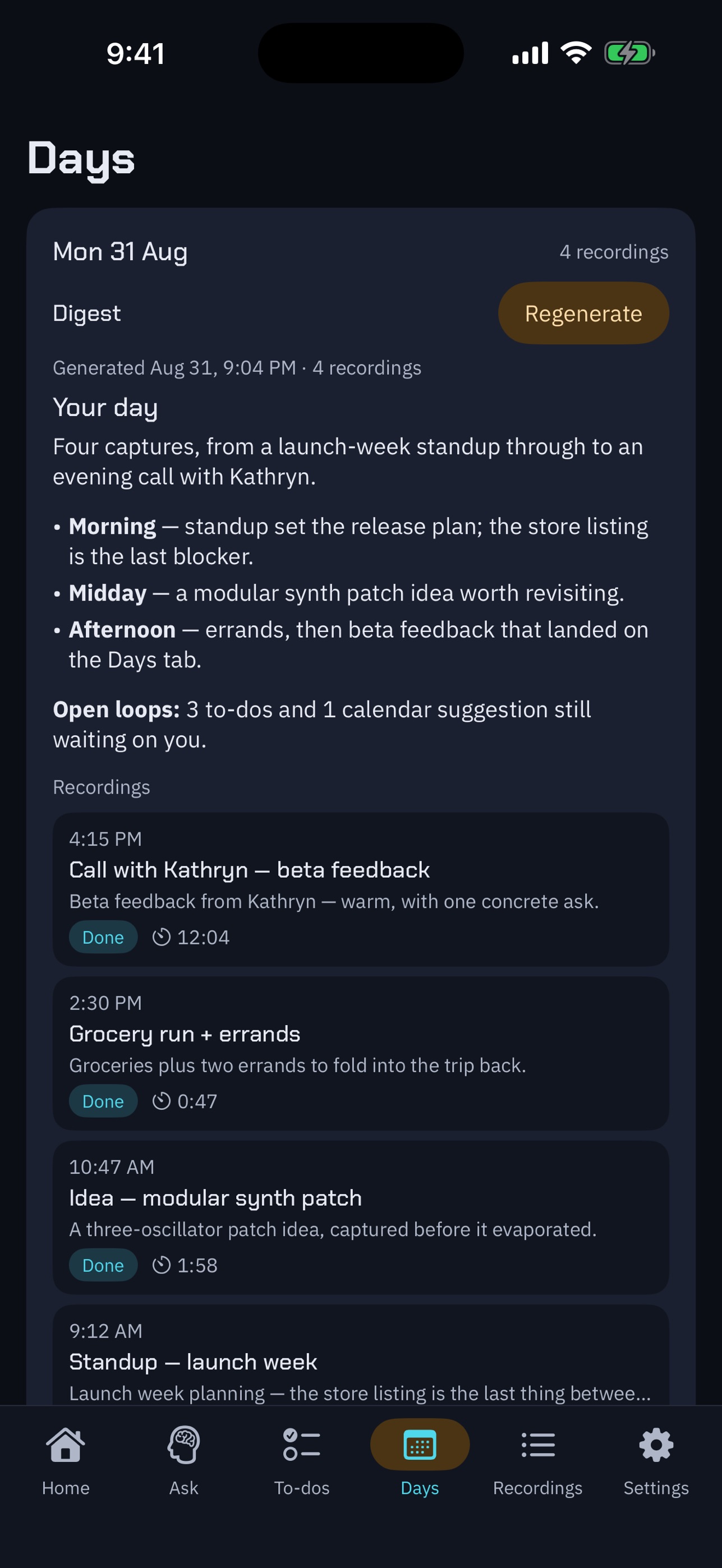 Screenshot 4 of SID3KICK - Your Second Brain