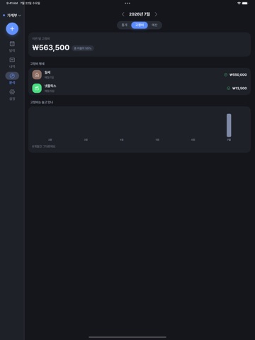또박가계부 iPad screenshot