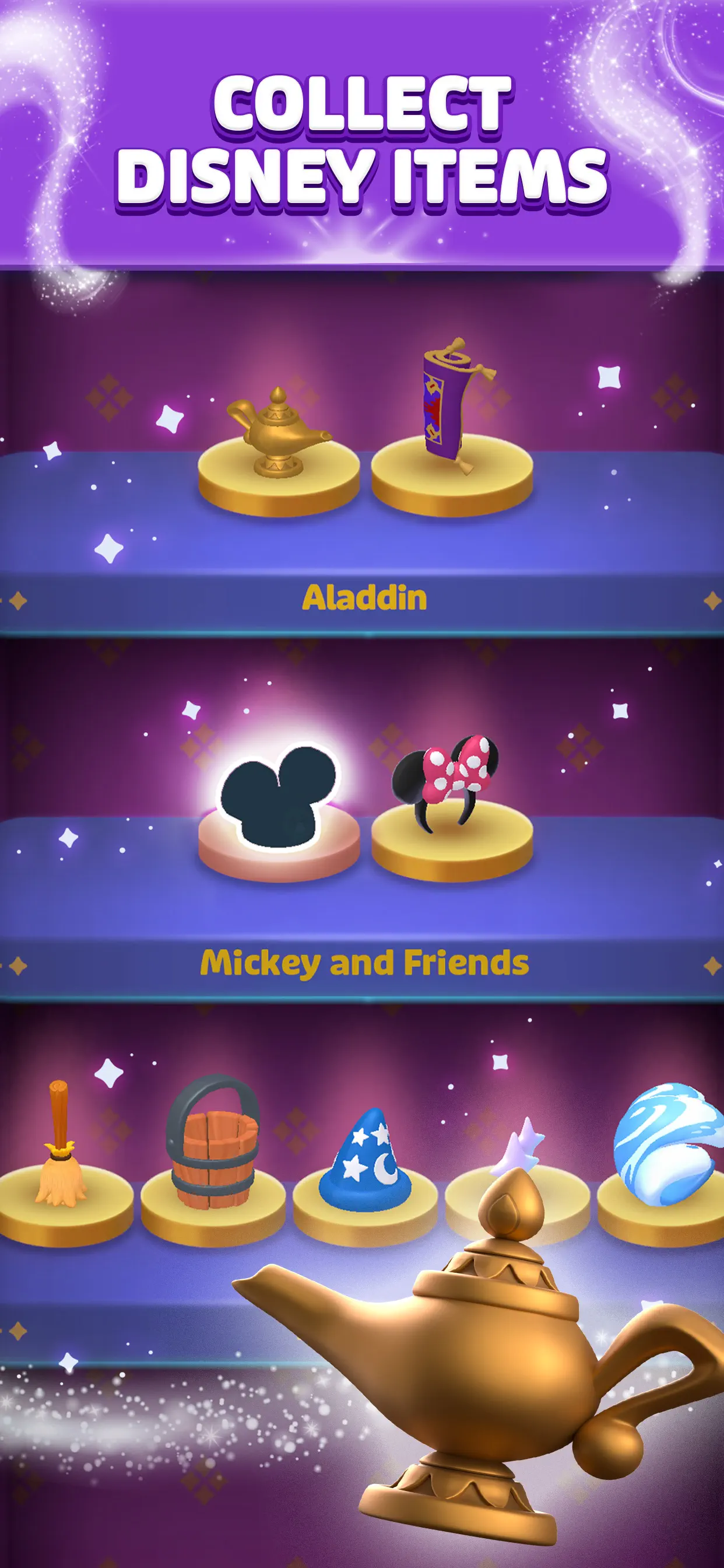 Disney Magic Match 3D screenshot 1