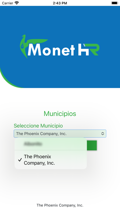 Monet HR Empleado Screenshot