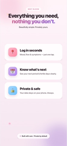 Flowly: Period & Cycle Tracker Screenshot 1 of 3