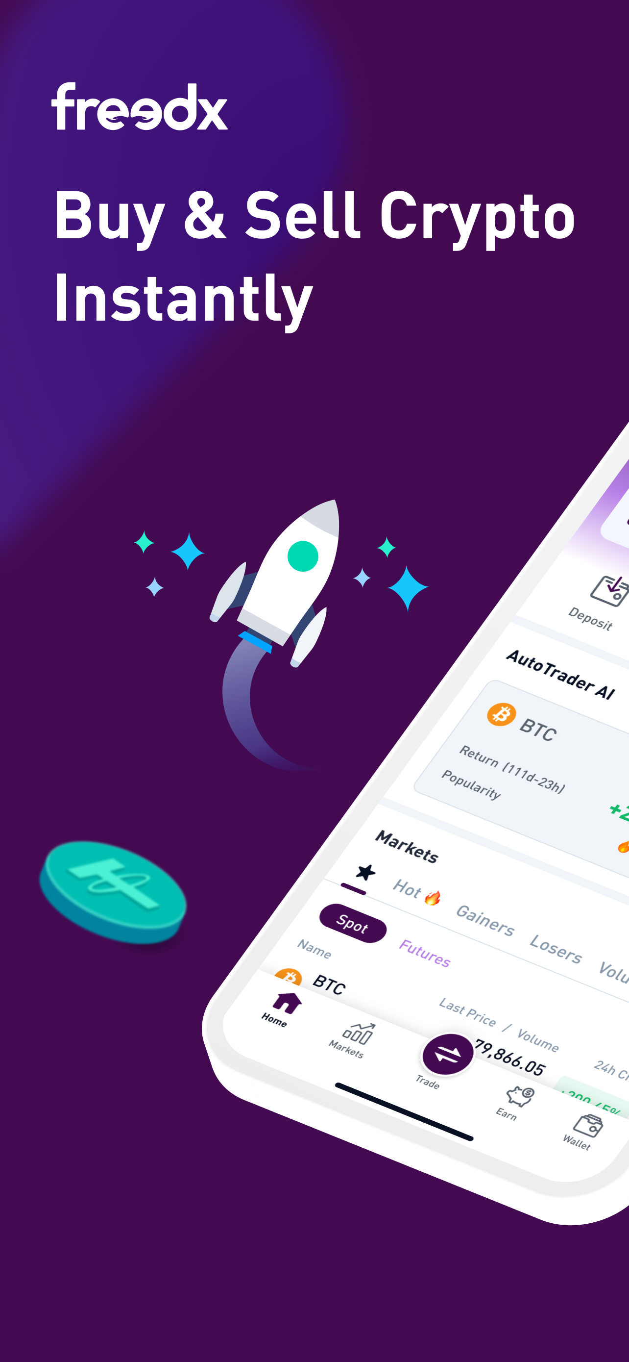 Freedx: Buy & Sell Crypto