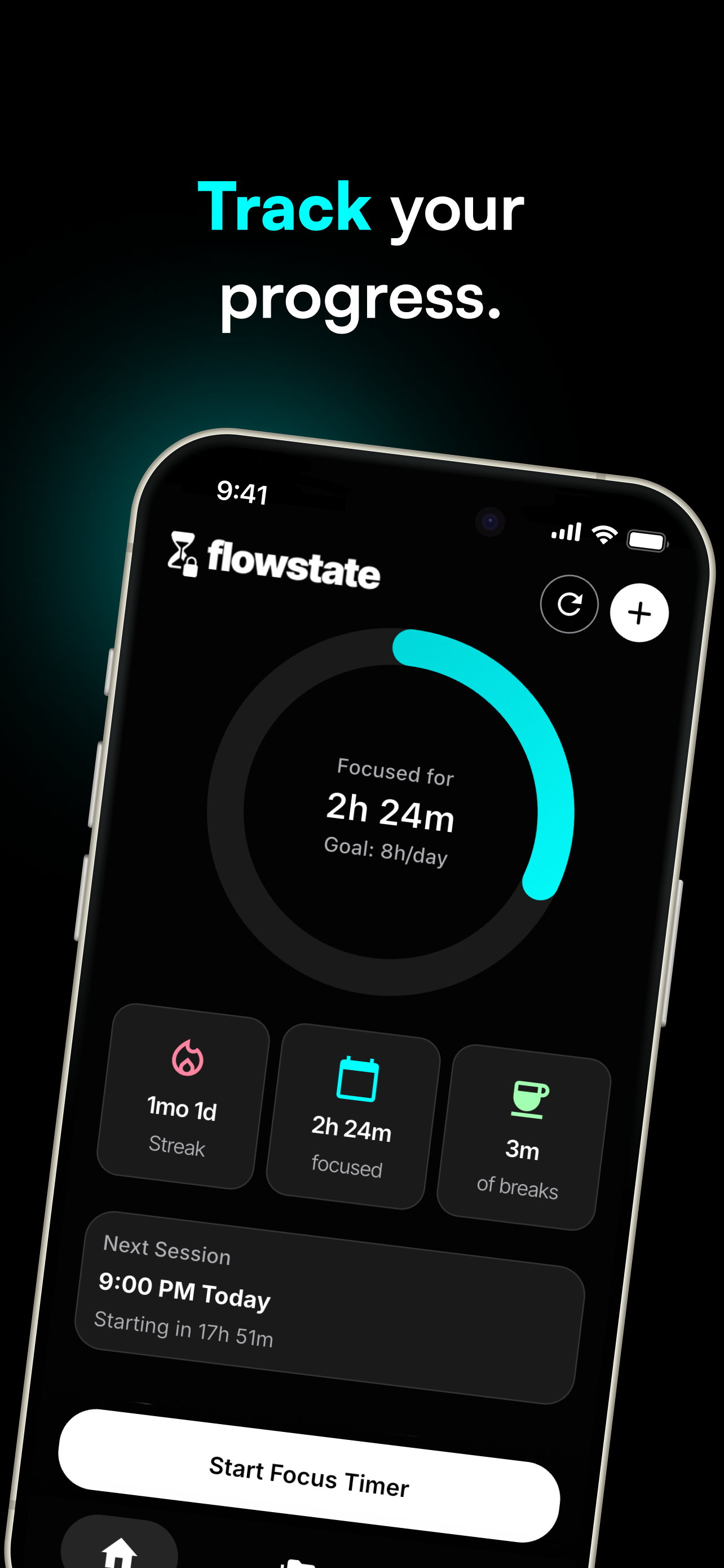 Flowstate: Block Apps & Focus