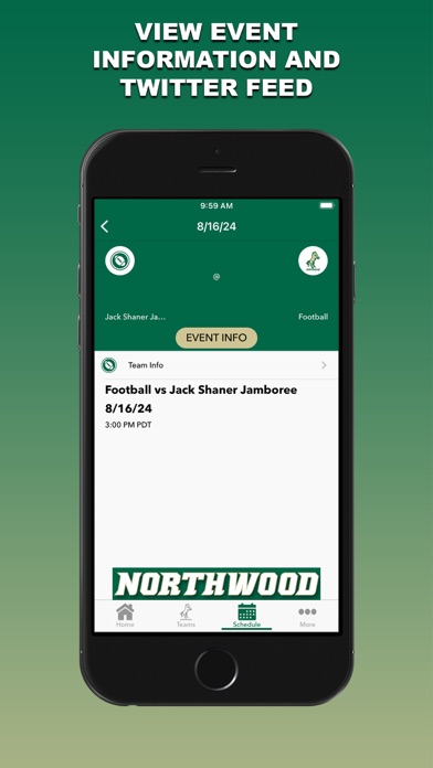 Northwood HS Athletics Screenshot