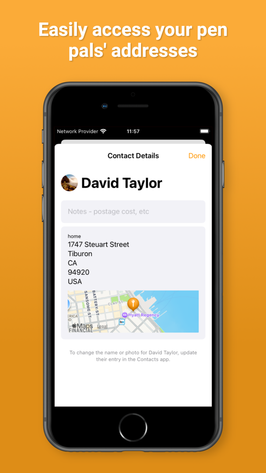#3. Pendulum - Pen Pal Tracker (iOS) 由: Benjamin Cardy
