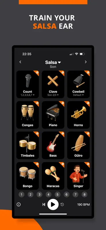 Salsa-Rhythmen - BeatLab screenshot 2 of 5