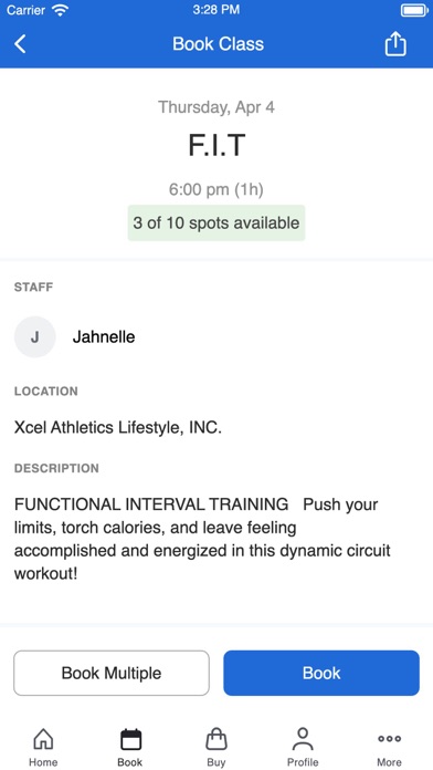 XCEL Athletic Lifestyle Screenshot